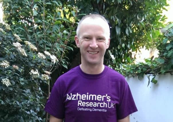 Chris Wright. the  Sheffield runner committed 5k a day pledge for Alzheimer's Research UK