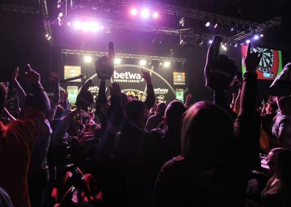 The 2015 Betway Premier League Darts got underway at Leeds Arena last night (Picture: Steve Riding).