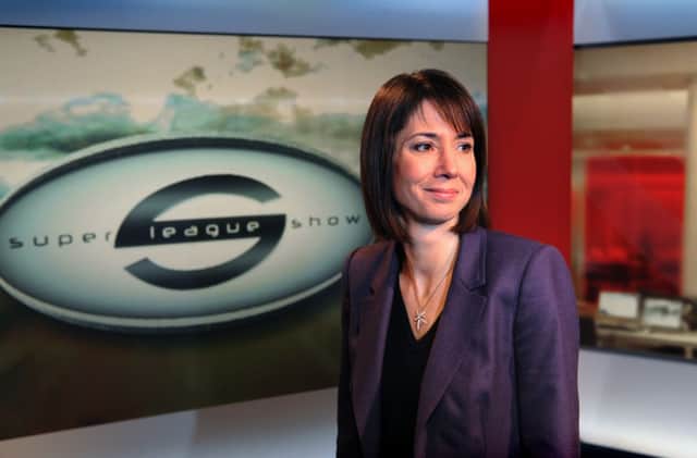 BBC Super League Show presenter Tanya Arnold. (Picture by Jonathan Gawthorpe.)