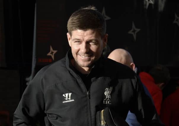 Steven Gerrard will play in his last Liverpool derby today.