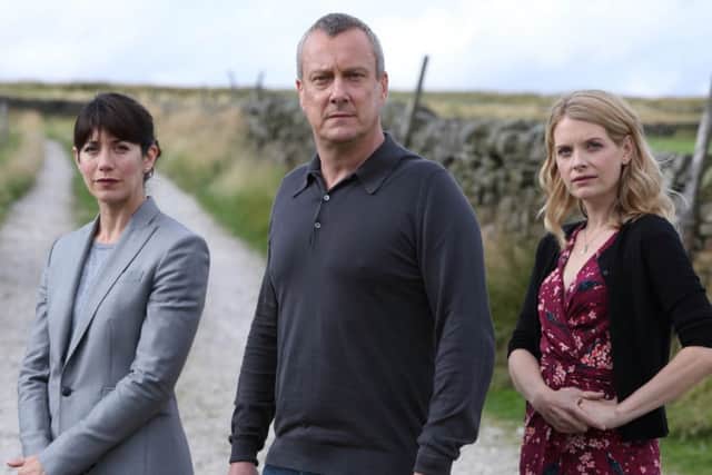 Stephen Tompkinson as DCI Banks, Andrea Lowe as DS Annie Cabbot and Caroline Catz as DI Helen Morton.