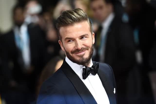 David Beckham was among the celebrities at the EE British Academy Film Awards