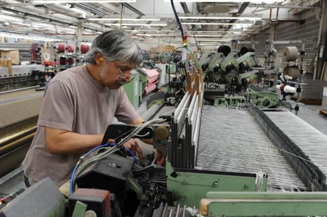 The UK textile industry is worth £9bn to the economy and West Yorkshire is said to be the densest area of textile fabric and weaving in the UK . Picture: bruce rollinson