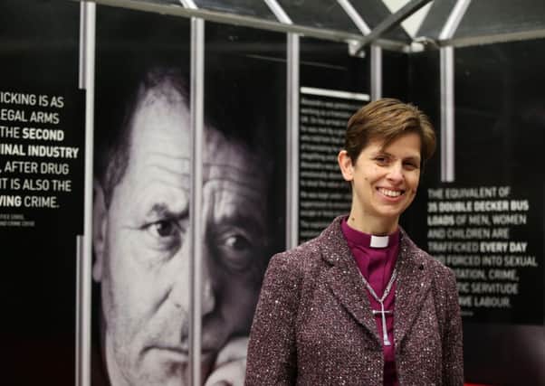 The Right Reverend Bishop of Stockport Libby Lane takes part in her first public appointment since being made the first female bishop