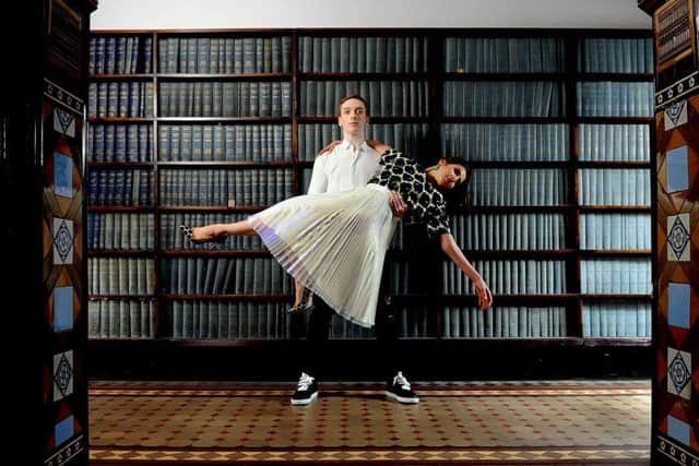 Northern Ballet dancers model romantic fashion from Harvey Nichols