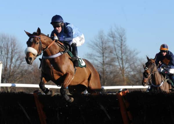 AP McCoy riding Dewala, on his way to winning the 3.10 at Catterick. 
Picture: Bruce Rollinson