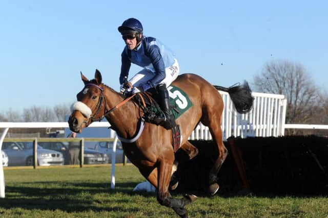 ONE MORE: AP McCoy rides Dewala to victory in the Yorkshire-Outdoors.co.uk Handicap at Catterick yesterday. Picture: Bruce Rollinson.