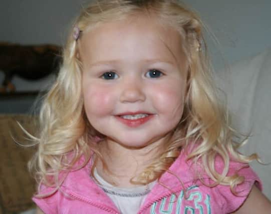 Mitzi Rosanna Steady, the four-year-old girl who was killed by a tipper truck in Bath.