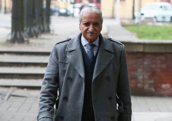 Jawaid Ishaq arrives at Sheffield Law Court