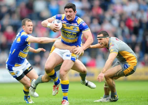 Leeds Rhinos' Chris Clarkson, who will face his parent club with Widnes on Friday night