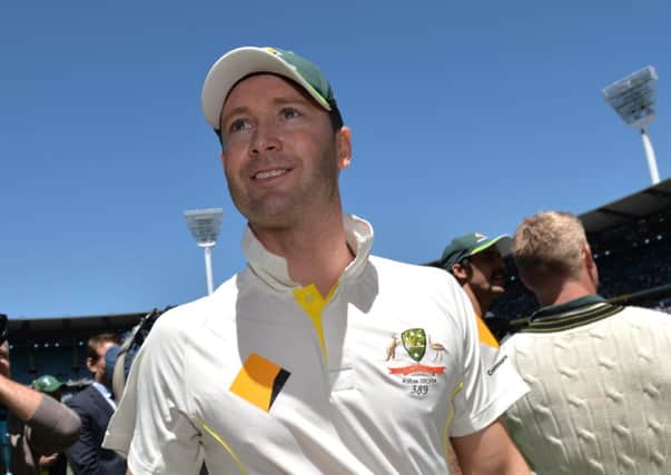 Michael clarke was disappointed to learn he will not be leading Australia against England tomorrow.