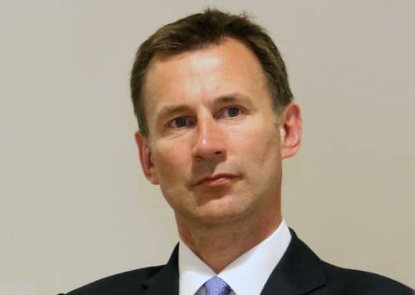 REPLY: Health Secretary Jeremy Hunt has thanked Mail readers for their petition about hospital services in Hartlepool.
