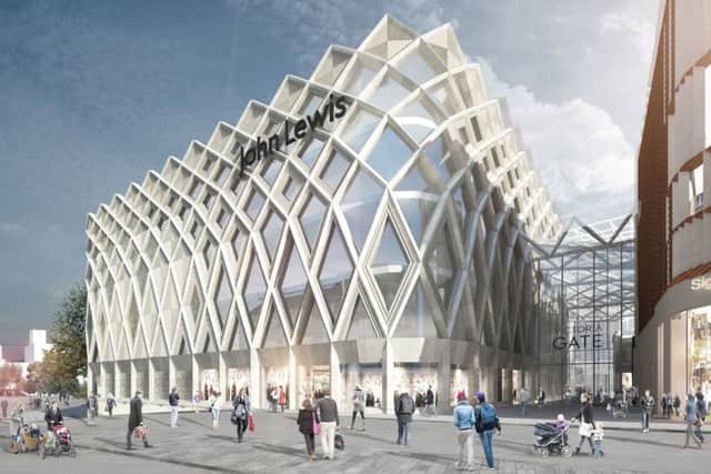 Artist's impression of John Lewis in Leeds
