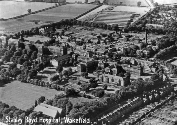Wakefield's Stanley Royd hospital from the air