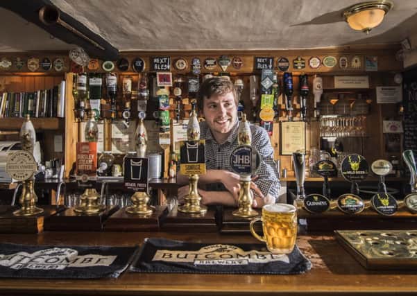 Landlord of the Salutation Inn Peter Tiley behind the bar at the Campaign for Real Ale (Camra) Pub of the Year.

Photo: Ben Birchall/PA Wire