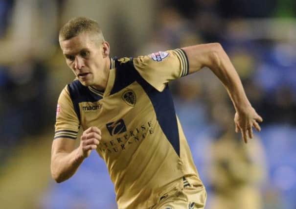 Steve Morison has not scored for Leeds United since March, 2013 but it is a statistic which masks his importance to the side in their recent sequence of excellent displays (Picture: Bruce Rollinson).