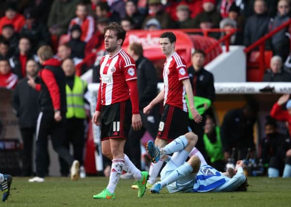 Jose Baxter sees red after his challenge.