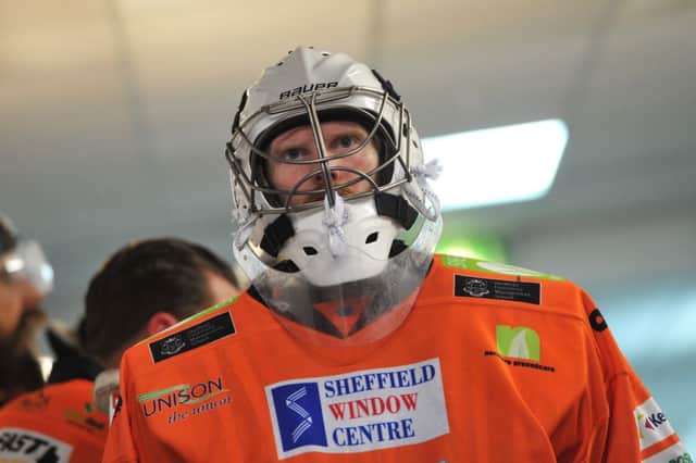 Geoff Woolhouse: the Steelers netminder came in for praise from coach Gerad Adams after his performances at the weekend.