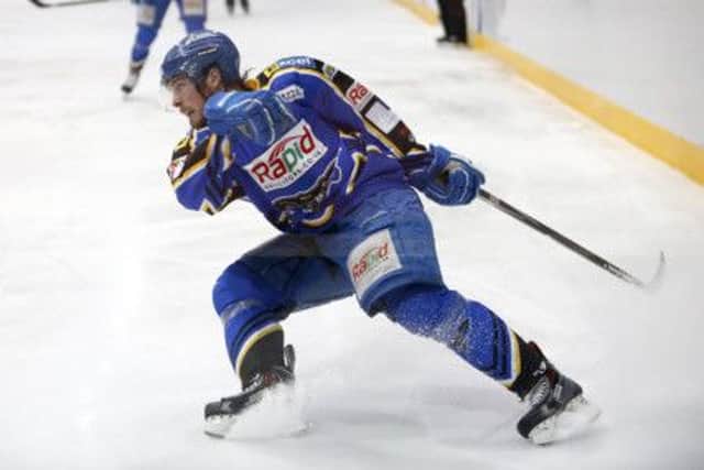 Jordan Mayer scored early for Hull Stingrays in Edinburgh, but were denied 5-4 after a shoot-out. Picture: Arthur Foster.