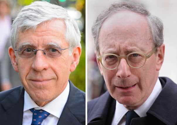 Jack Straw (left and Sir Malcolm Rifkind.