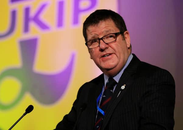 Ukip MEP Mike Hookem who is standing in Wentworth and Dearne