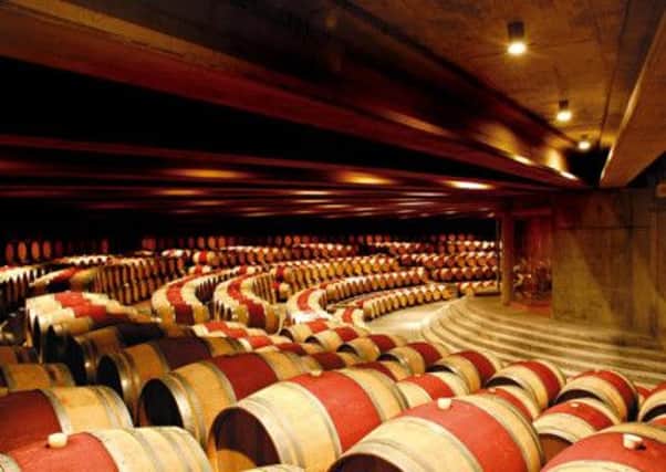 Gregorian chat is played to the wine as it matures in barrel