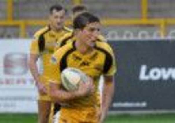 Shaun Pick in action for Castleford Tigers' Under-19s.