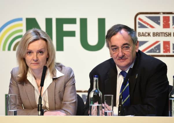 National Farmers' Union president Meurig Raymond during the NFU Conference 2015. Pic: Joe Giddens/PA Wire