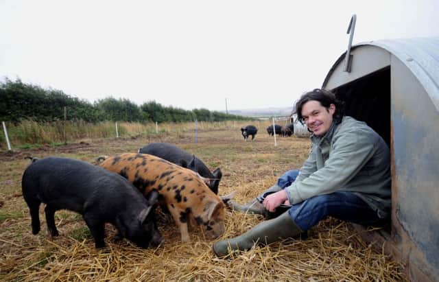 Jon Clarkson of Three Little Pigs at Kiplingcotes Farm