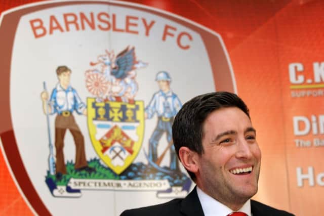 IN AT THE DEEP END: Barnsley's new head coach Lee Johnson.