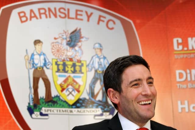 IN AT THE DEEP END: Barnsley's new head coach Lee Johnson.
