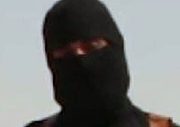 Screen grab of the British extremist known by the nickname 'Jihadi John'