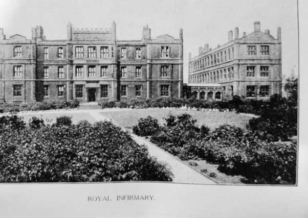 Bradford Royal Infirmary, pictured here during the war, cared for wounded soldiers who came back from the front.