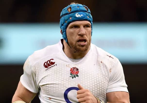 England's James Haskell..