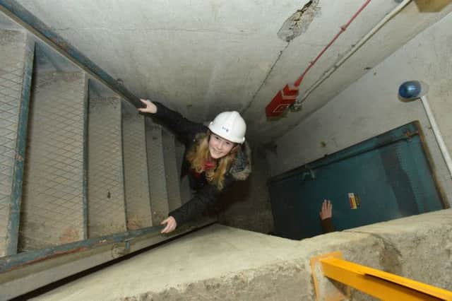 13-year-old Batley girl Emily Stone made her way up the BT Tower to learn about engineering.