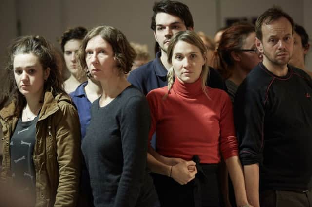The cast of Playing for Time in rehearsal. Picture: Mark Douet