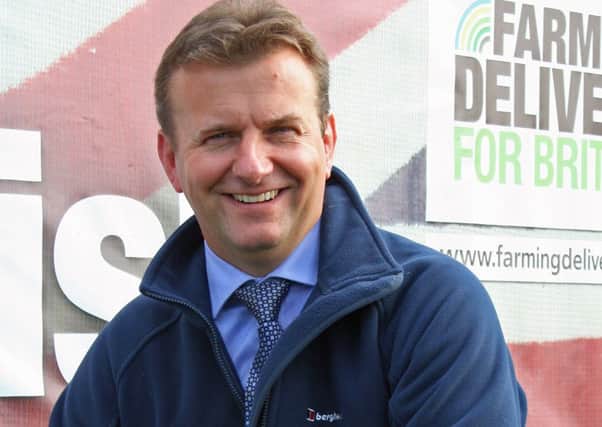 NFU regional director Richard Pearson wants the public to 'vote for British food'.