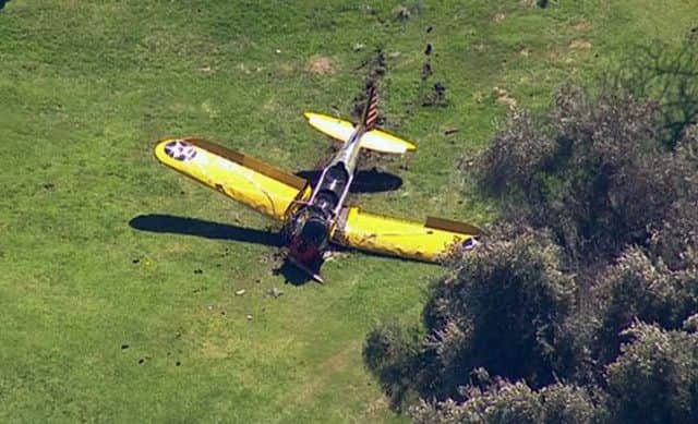 Harrison Ford's vintage airplane crash-landed on the Penmar Golf Course in the Venice area of Los Angeles