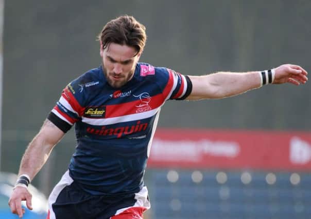 Dougie Flockhart clinched a big win for Doncaster Knights.