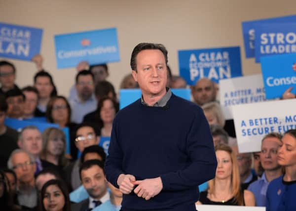 David Cameron, pictured over the weekend, will promise more free schools today