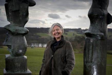 Mary Moore at the Yorkshrie Sculpture Park.  Picture: Jonty Wilde