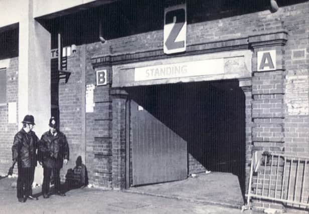 The gate at Hillsborough through which the bulk of the fans in the Liverpool enclosure entered.