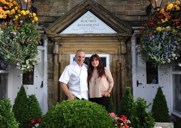 Simon and Rena Gueller of the Box Tree in Ilkley. Picture by Bruce Rollinson.