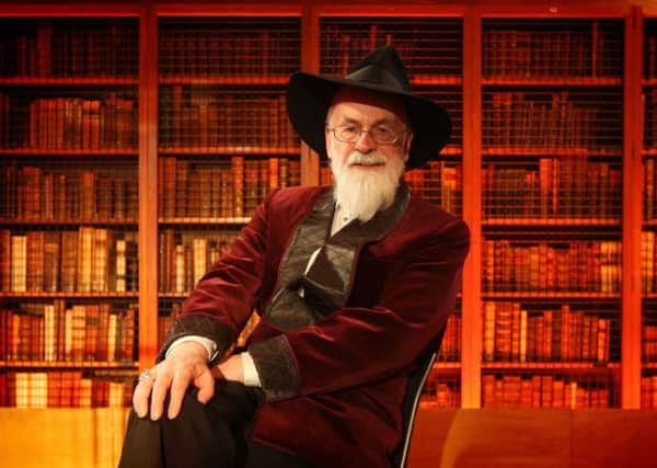 Sir Terry Pratchett, who died at the age of 66