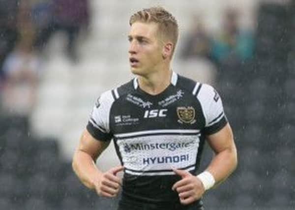 Hull FC's Callum Lancaster scored a try at Wigan.