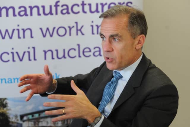 Mark Carney, pictured in Rotherham's Nuclear AMRC