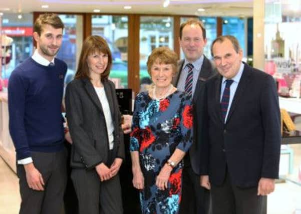 Family matters:  From left, Guy Barker, Sally Chapman, Anne Smirthwaite, Ian Barker, and managing director Charles Barker.