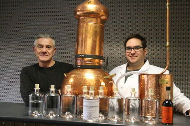 Rob Jones has set up True North Gin in Sheffield. It's the first gin to be distilled in the city for over 100 years. Pictures: Scott Merrylees