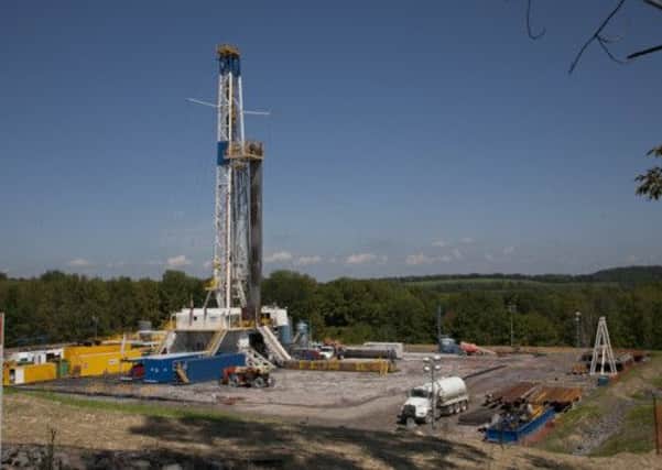 Fracking rigs like this one are a common site in America