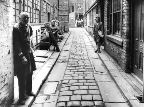 Sheffield - Cambridge Street Leah's Yard, off Cambridge steet, was typical of the enclosed areas where craftsmen had their workshops.
